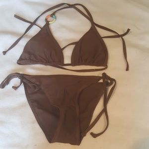 Body Glove Y2K Style Triangle Bikini Set Fits Sz Small To Medium